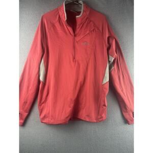 Kathmandu Shirt Mens XLARGE Red AlticaTECH long sleeve 1/4 zip durable Size XL